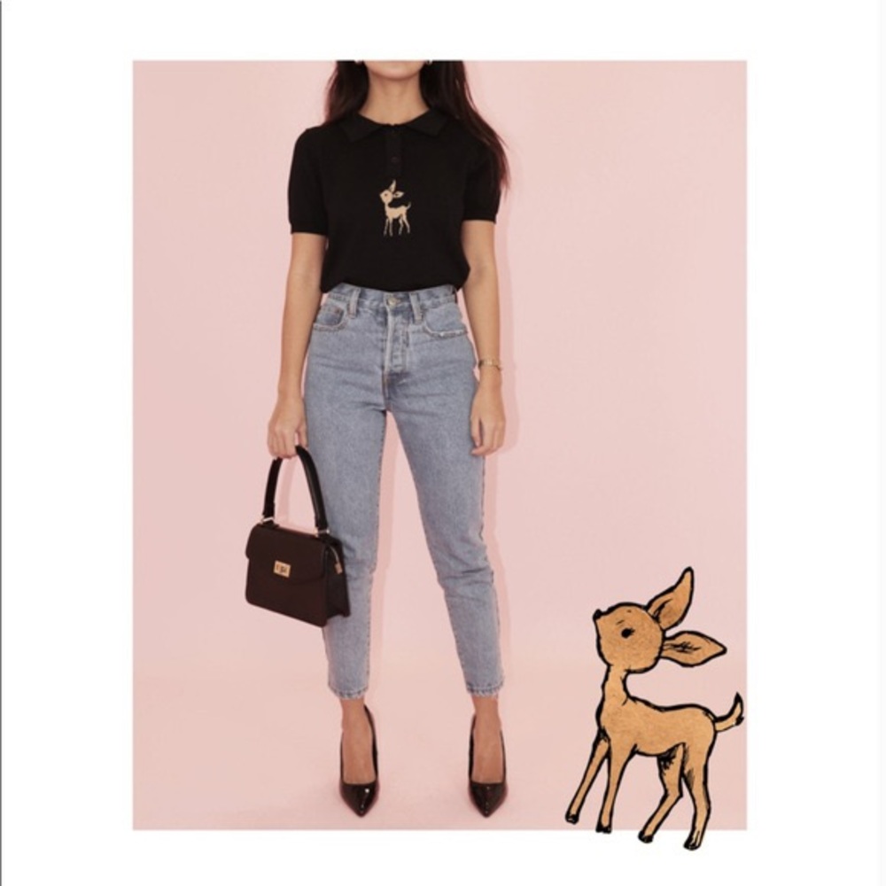 Crybaby Bambi Knit Top